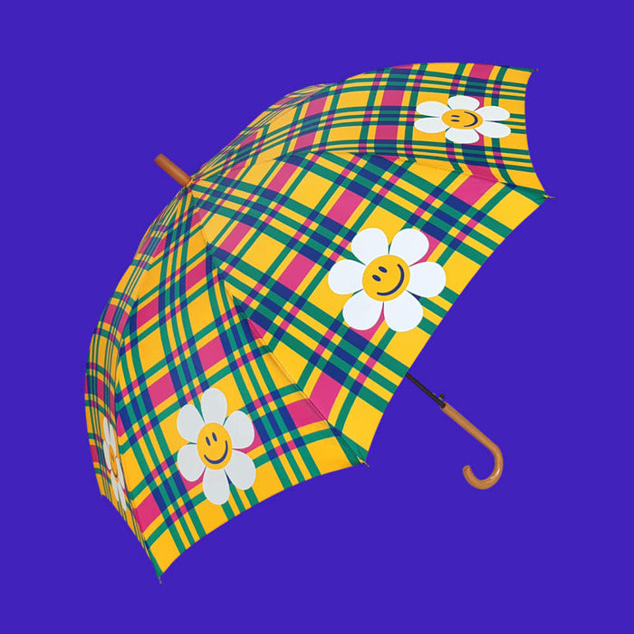 ウッド長傘 - Smile Check