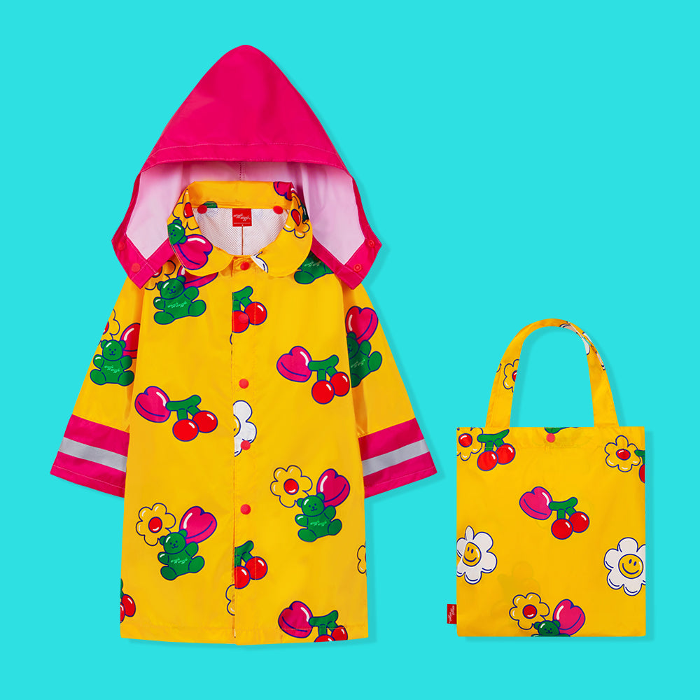 キッズレインコート - Jelly Happy Mix (S)