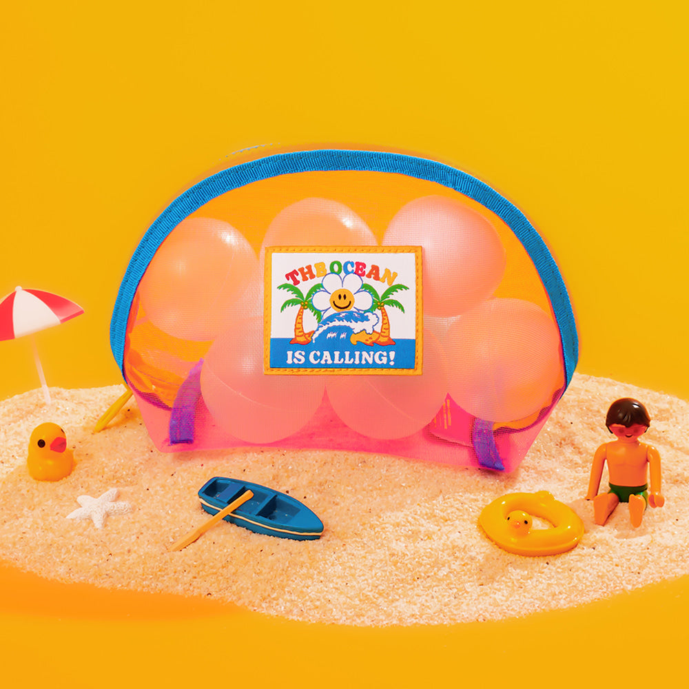 ハーフメッシュポーチ