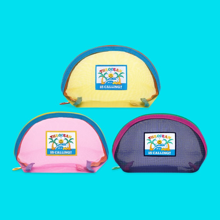 ハーフメッシュポーチ