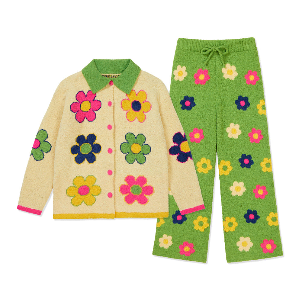 パジャマ上下セット(長袖) - Find Your Flower