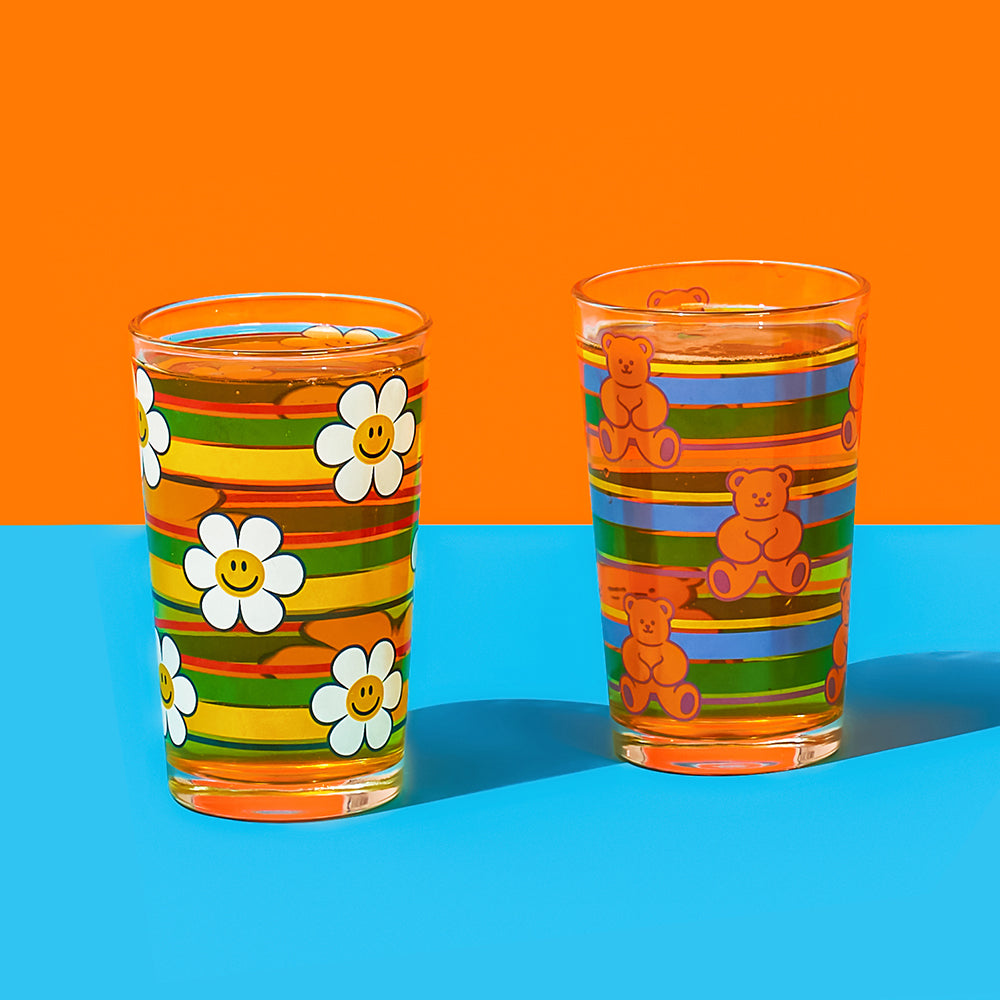 ビールグラス2個セット - Retro Edition