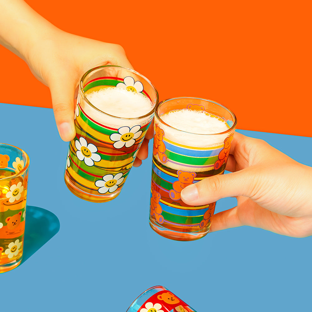 ビールグラス2個セット - Retro Edition