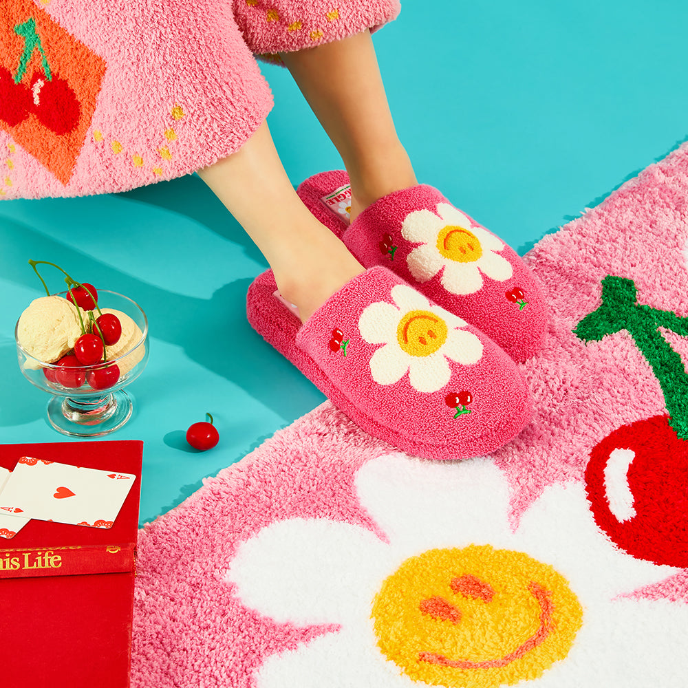 フロアマット- Smile We Love Pink(L)