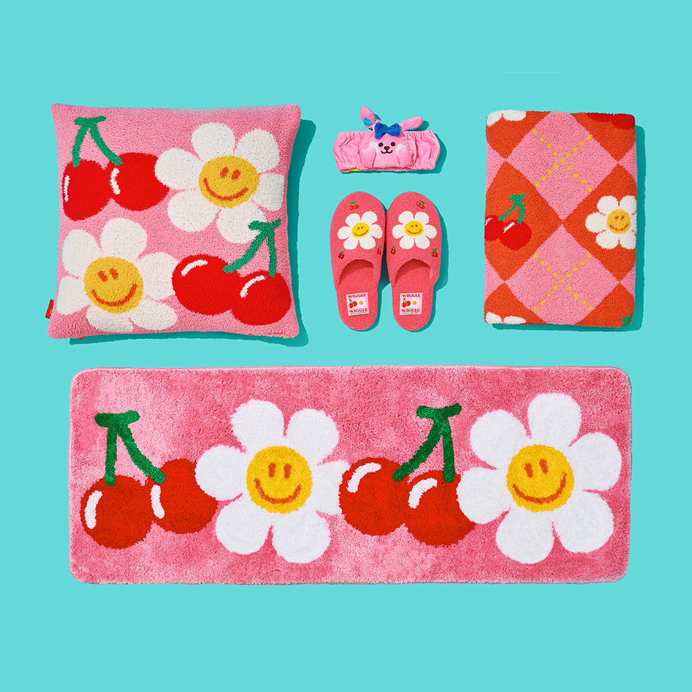 フロアマット- Smile We Love Pink(L)