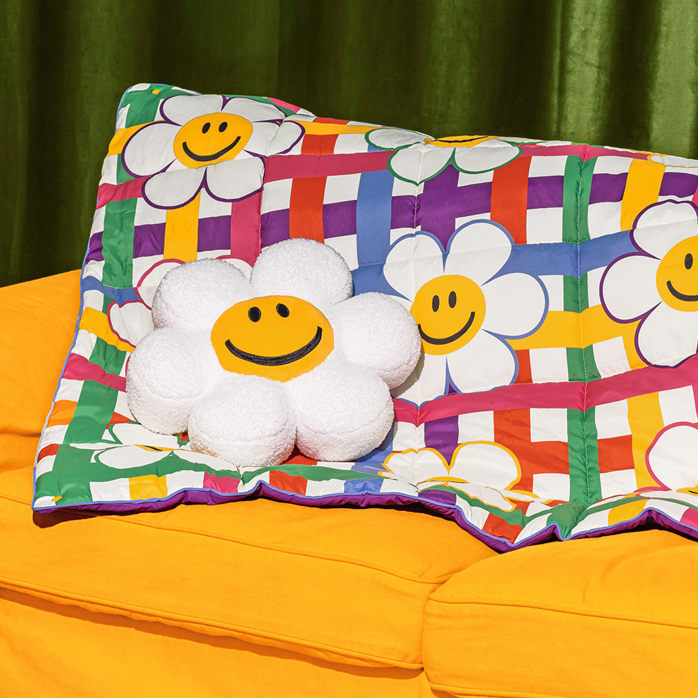 パデッドブランケット - Rainbow Smile Check