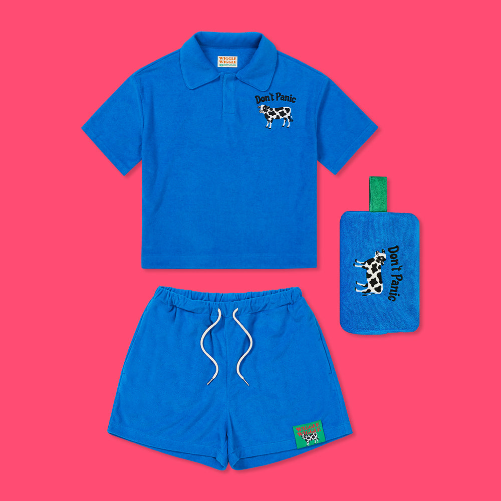 テリーショートパジャマ - Don't Panic