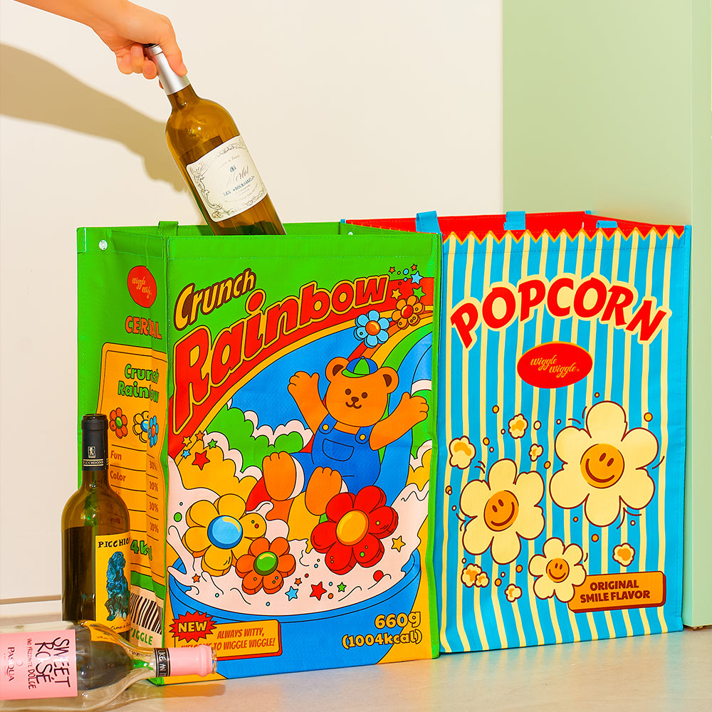 ターポリン分別ゴミ箱 - Cereal & Pop-Corn