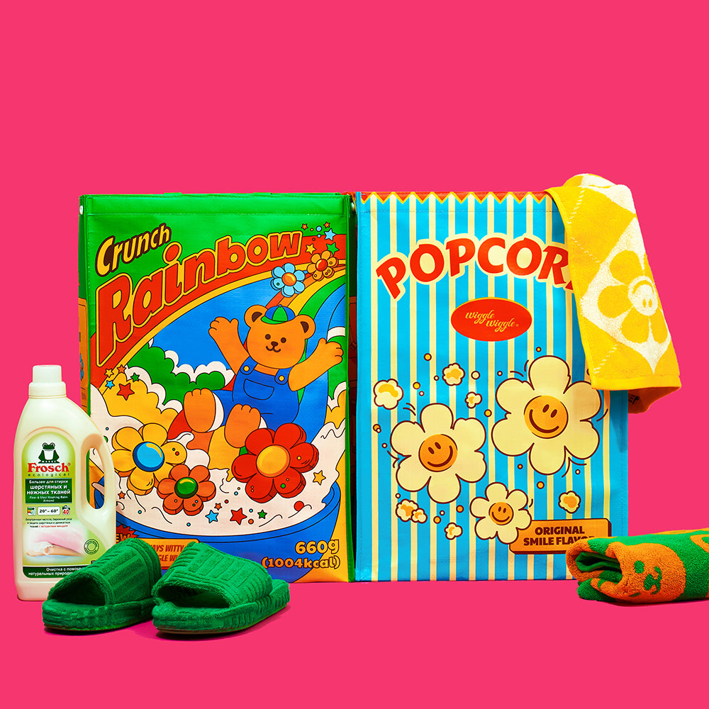 ターポリン分別ゴミ箱 - Cereal & Pop-Corn