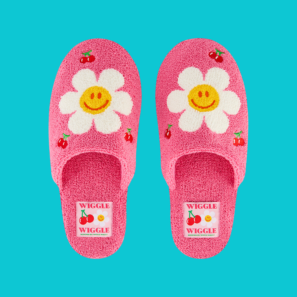 テリーホームスリッパ - Cherry & Smile