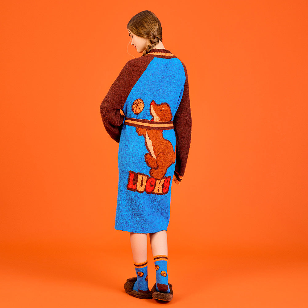 ポケットラウンジローブ- Lucky Puppy