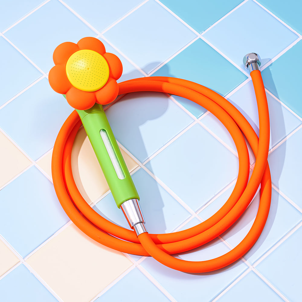 ブルーミングフィルターシャワーヘッド - Orange & Green