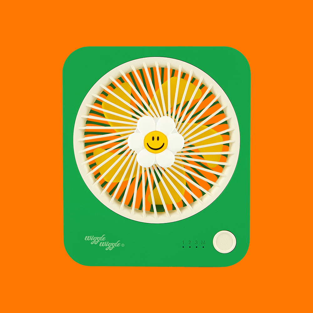 スリムポータブルファン - Smile We Love