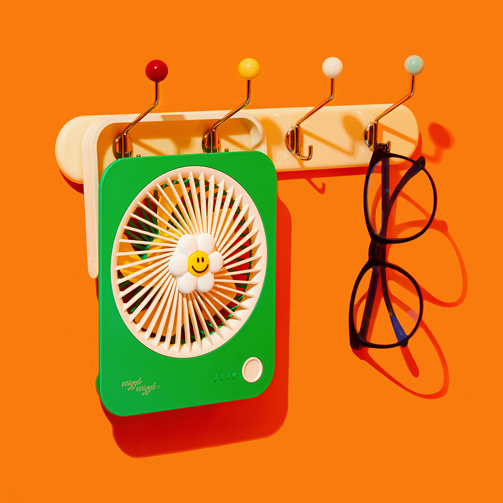 スリムポータブルファン - Smile We Love
