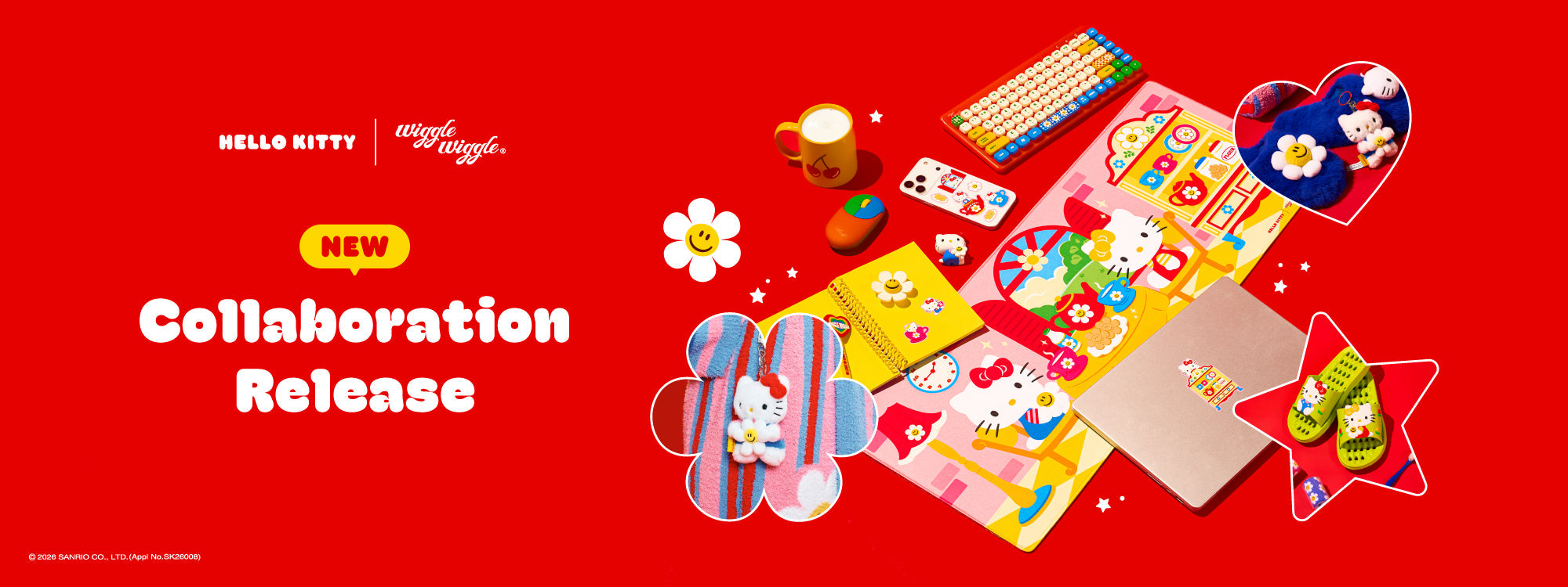 Hello Kitty & wiggle wiggle【第2弾 6月8日(月) 20時より順次販売開始】