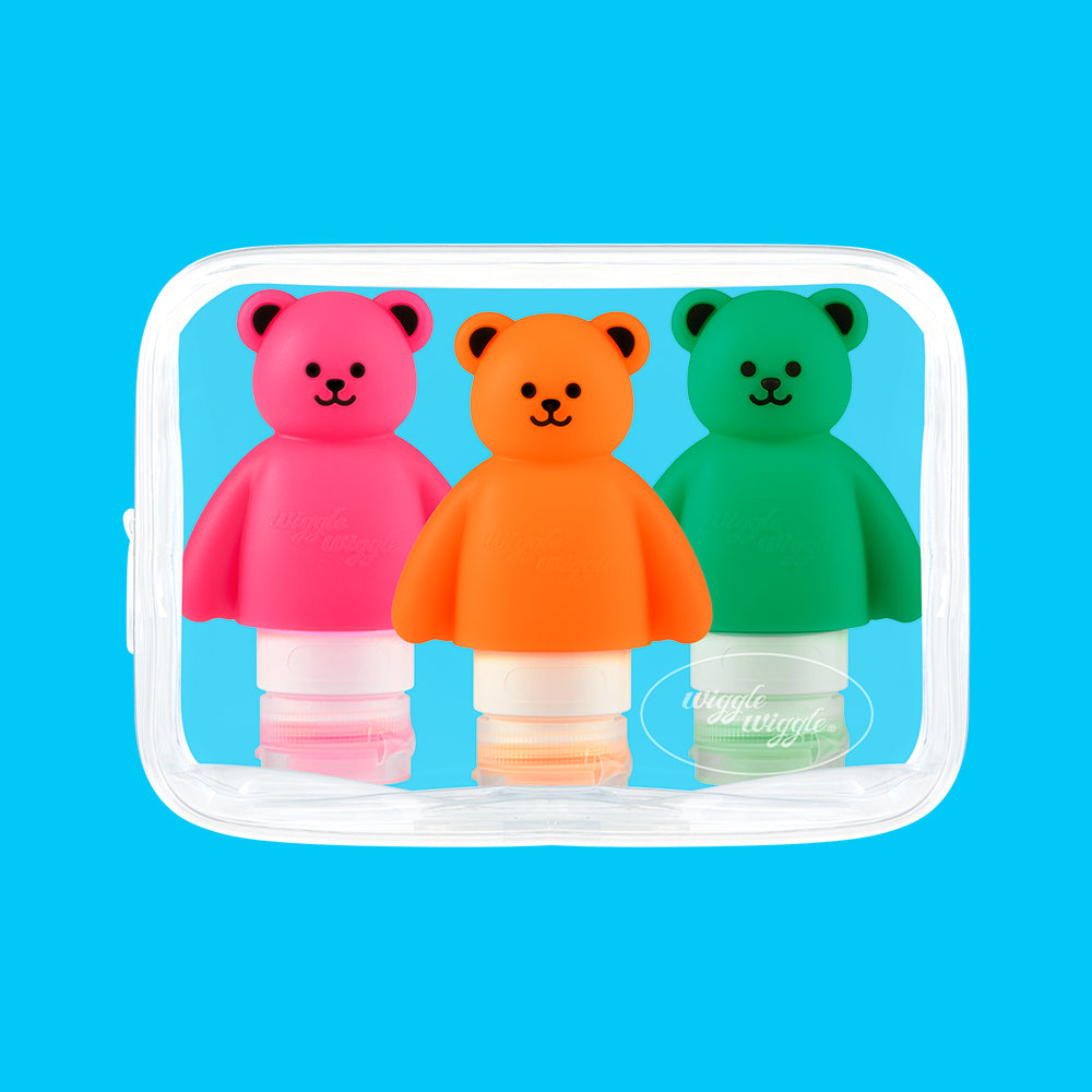 トラベルボトル3Pセット - Jelly Bear (70ml)
