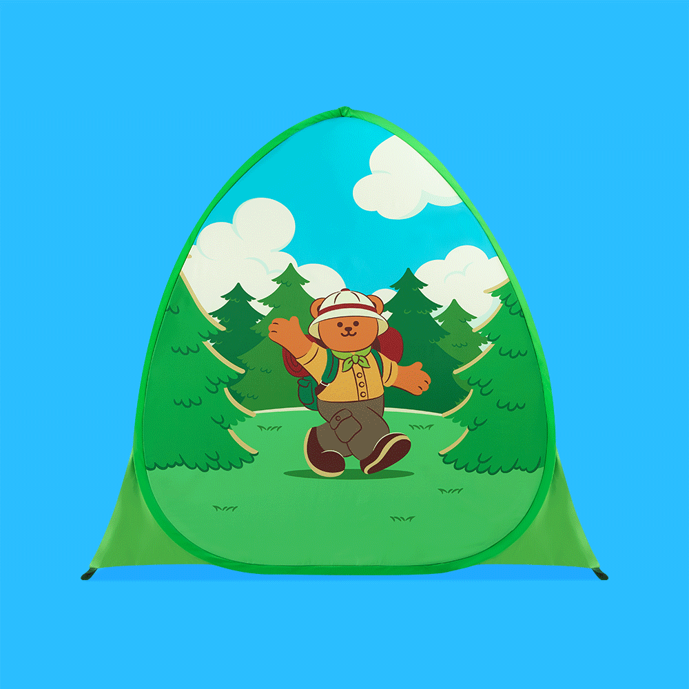 ポップアップテントセット - Camping Bear