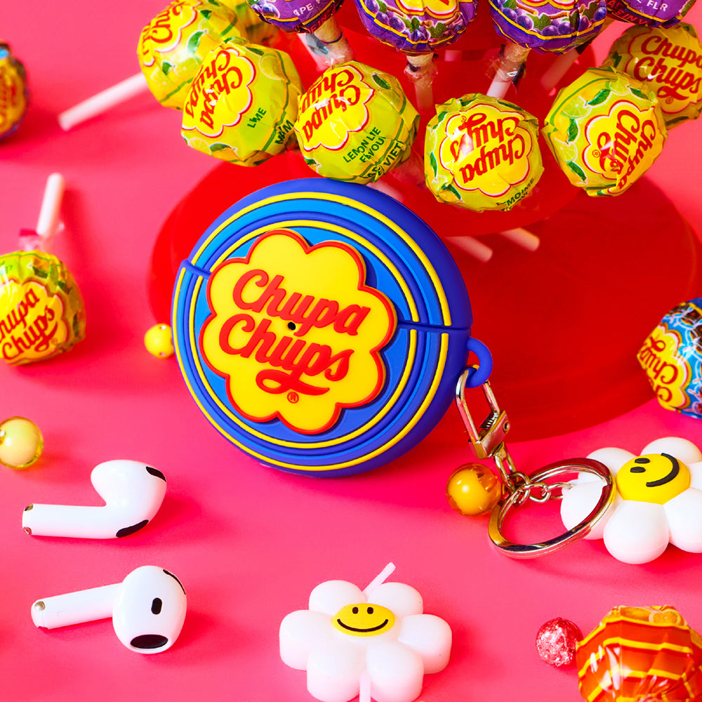 [Chupa Chups X wiggle wiggle]イヤホンケース - Blue
