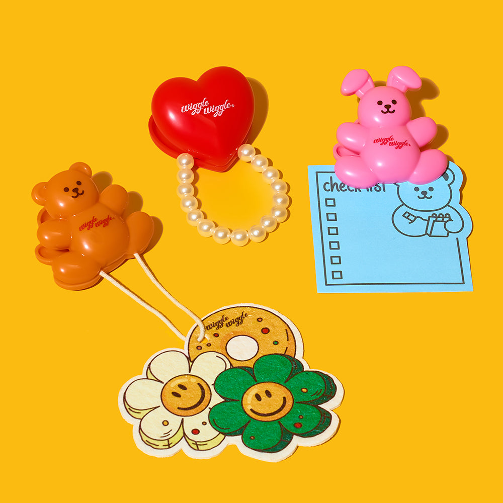 ビッグマグネットクリップセット- Bear&Bunny