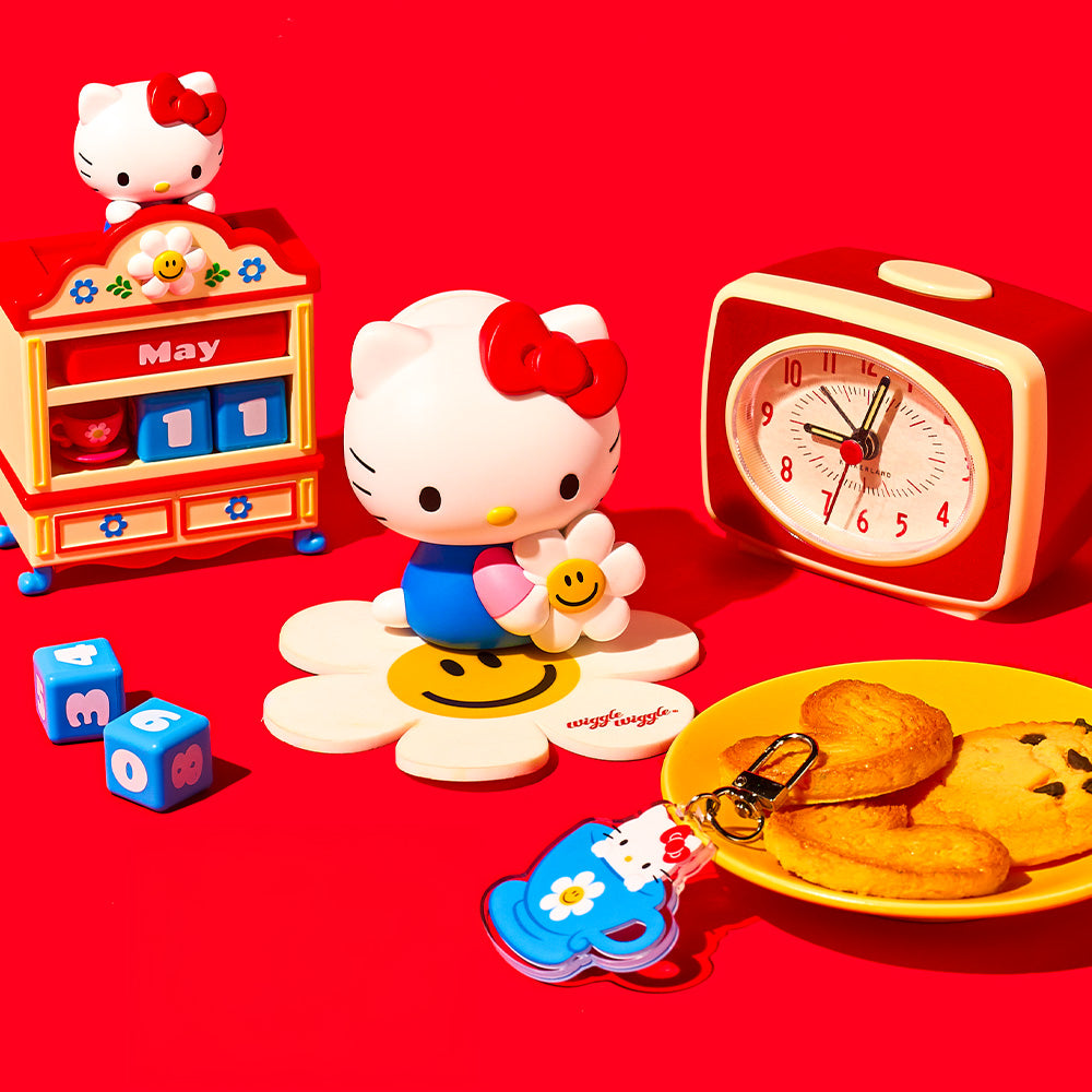 [Hello Kitty & wiggle wiggle]車用芳香剤 - Hello Kitty & Smile We Love