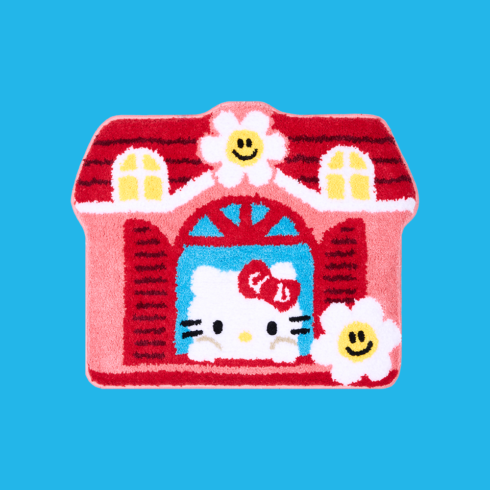 Hello Kitty & wiggle wiggle]フロアマット - Cozy Time