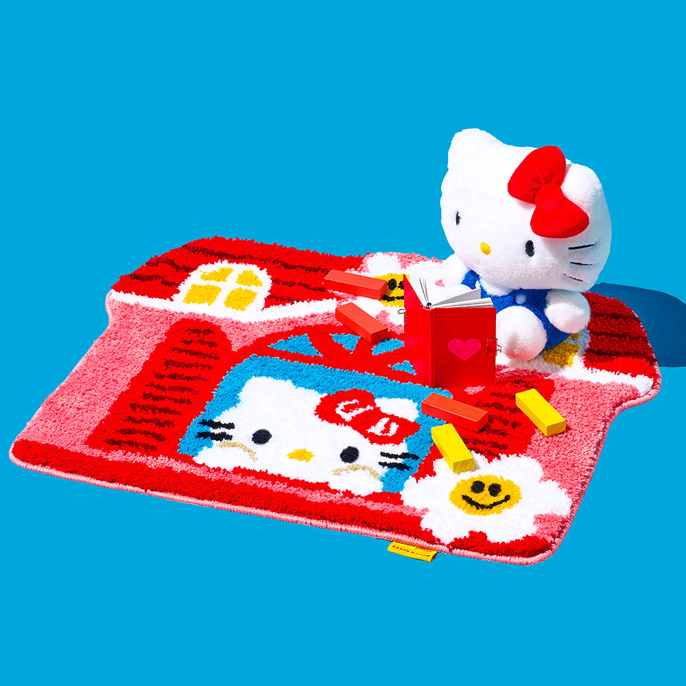Hello Kitty & wiggle wiggle]フロアマット - Cozy Time