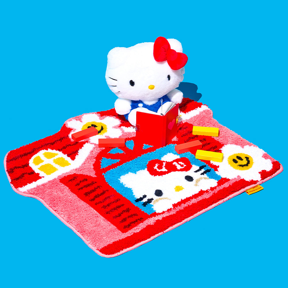 [Hello Kitty & wiggle wiggle]フロアマット - Cozy Time
