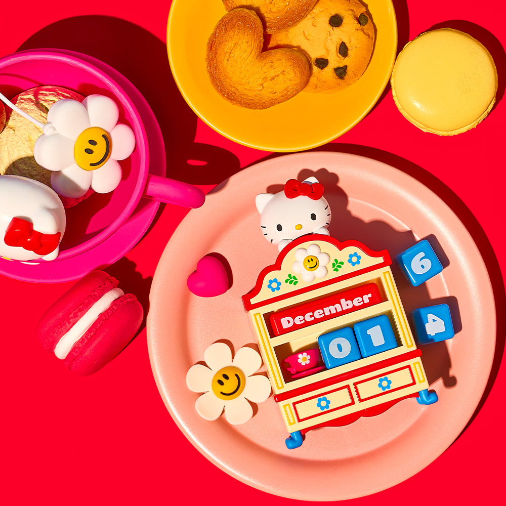 ウィグルウィグル　ハローキティ　デスクオブジェカレンダー Hello Kitty & wiggle wiggle] デスクオブジェカレンダー - Cozy Time