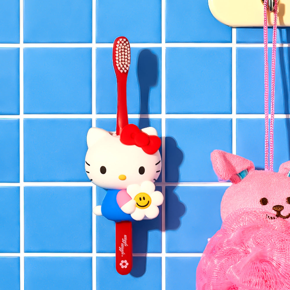 [Hello Kitty ＆ wiggle wiggle]歯ブラシホルダー - Hello Kitty & Smile We Love