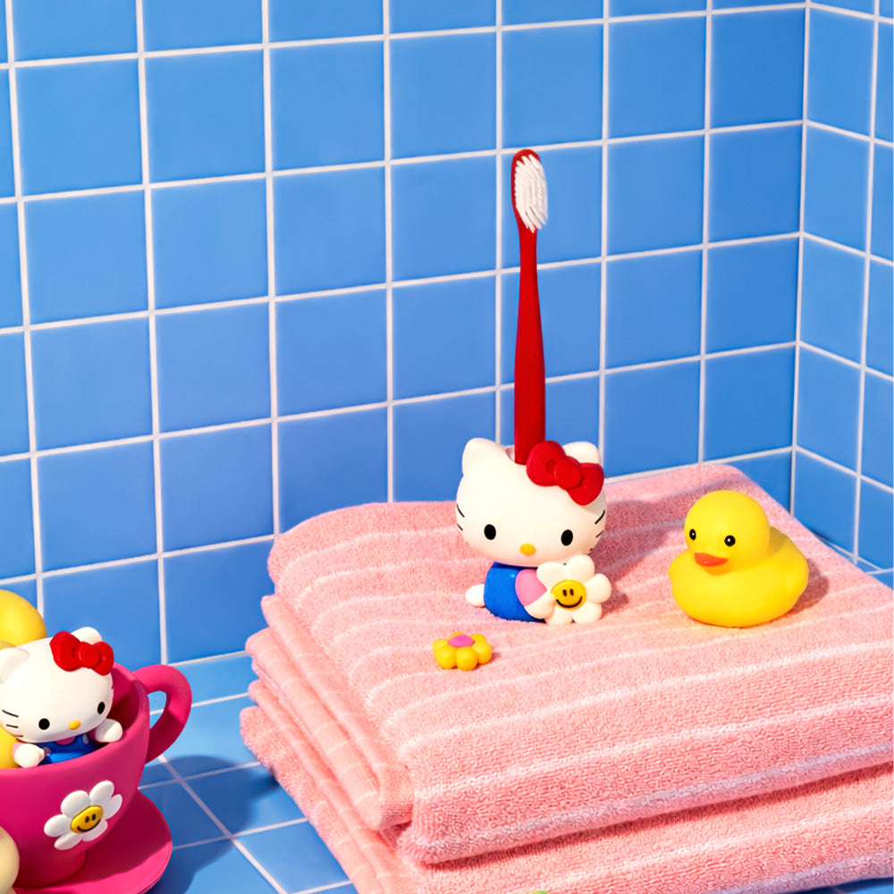 Hello Kitty ＆ wiggle wiggle]歯ブラシホルダー - Hello Kitty