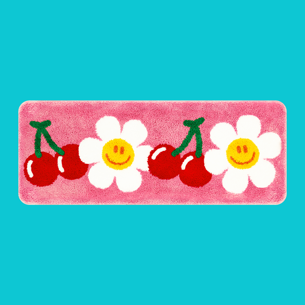 フロアマット- Smile We Love Pink(L)