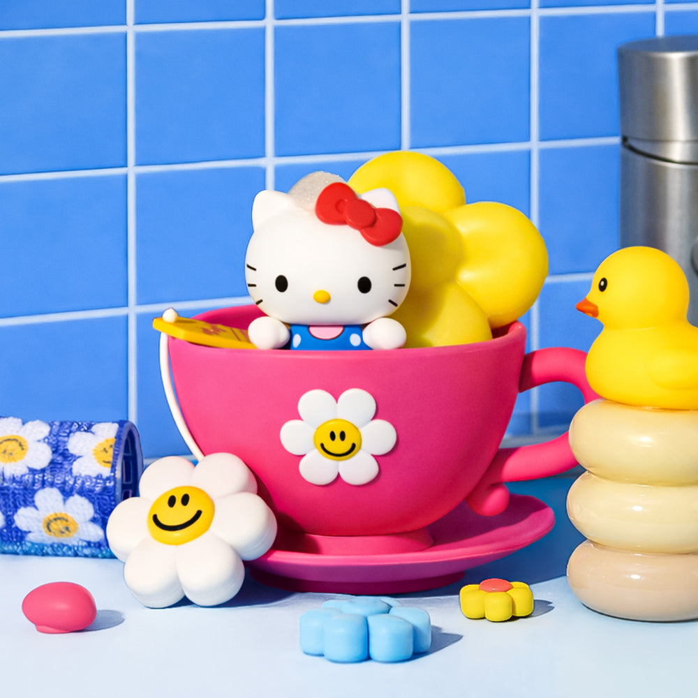 [Hello Kitty ＆ wiggle wiggle]石鹸ケース - Bubble TeaTime