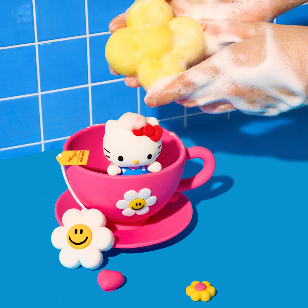 Hello Kitty ＆ wiggle wiggle]石鹸ケース - Bubble TeaTime