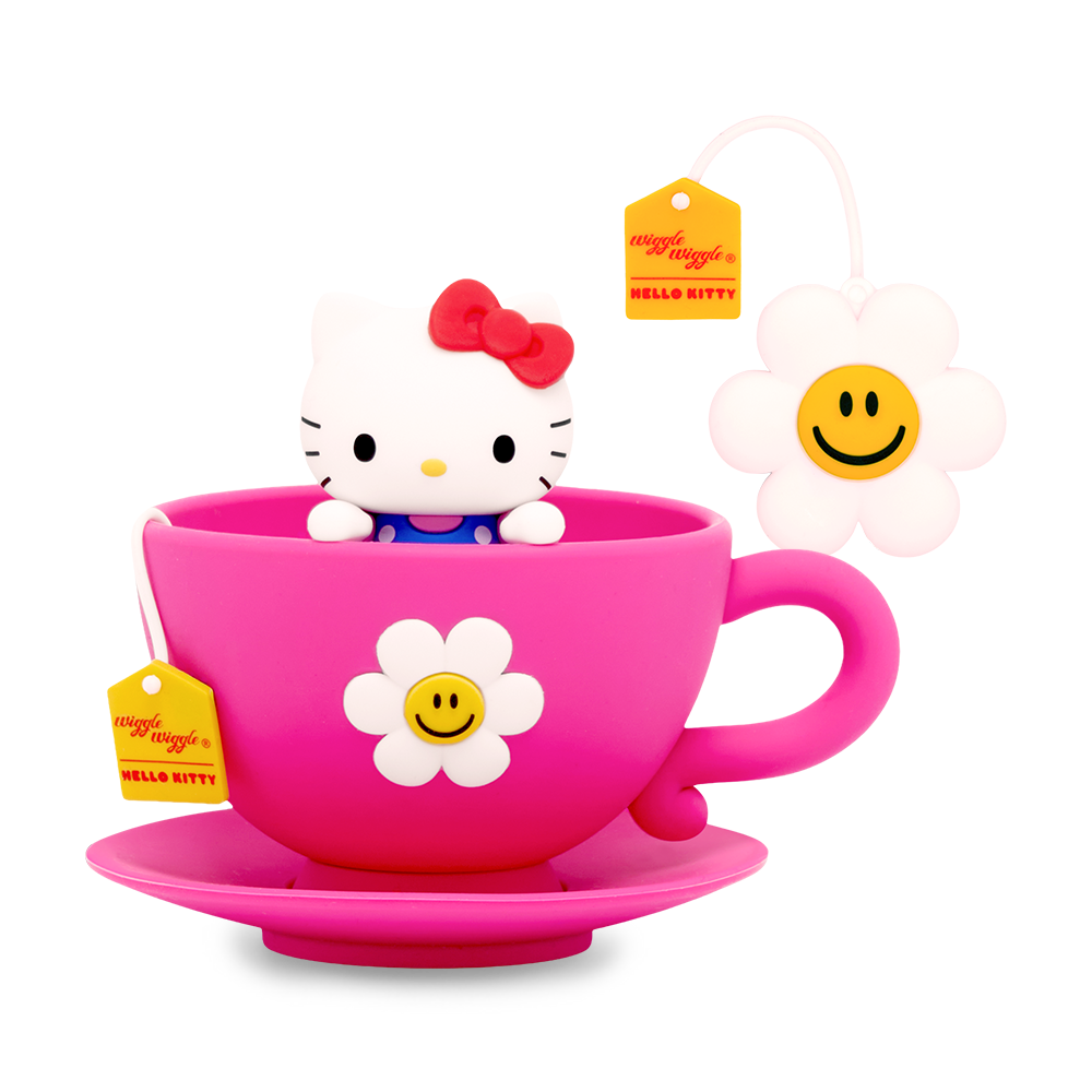 [Hello Kitty ＆ wiggle wiggle]石鹸ケース - Bubble TeaTime