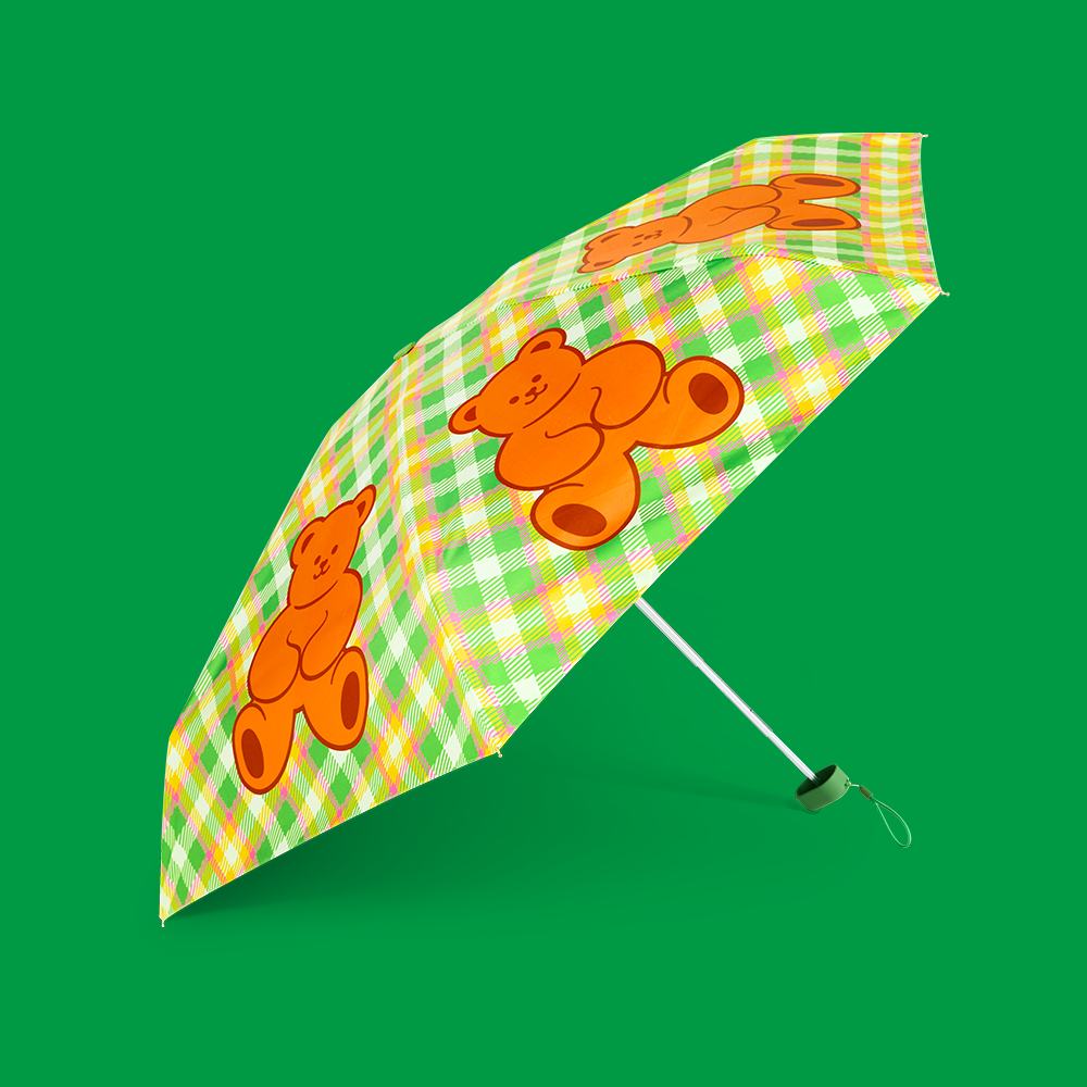 雨晴兼用コンパクト日傘 - Teddy Bear