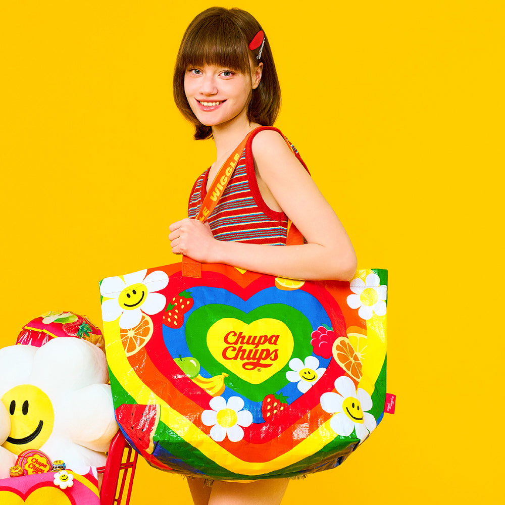 [Chupa Chups X wiggle wiggle]ターポリンバッグ(M)