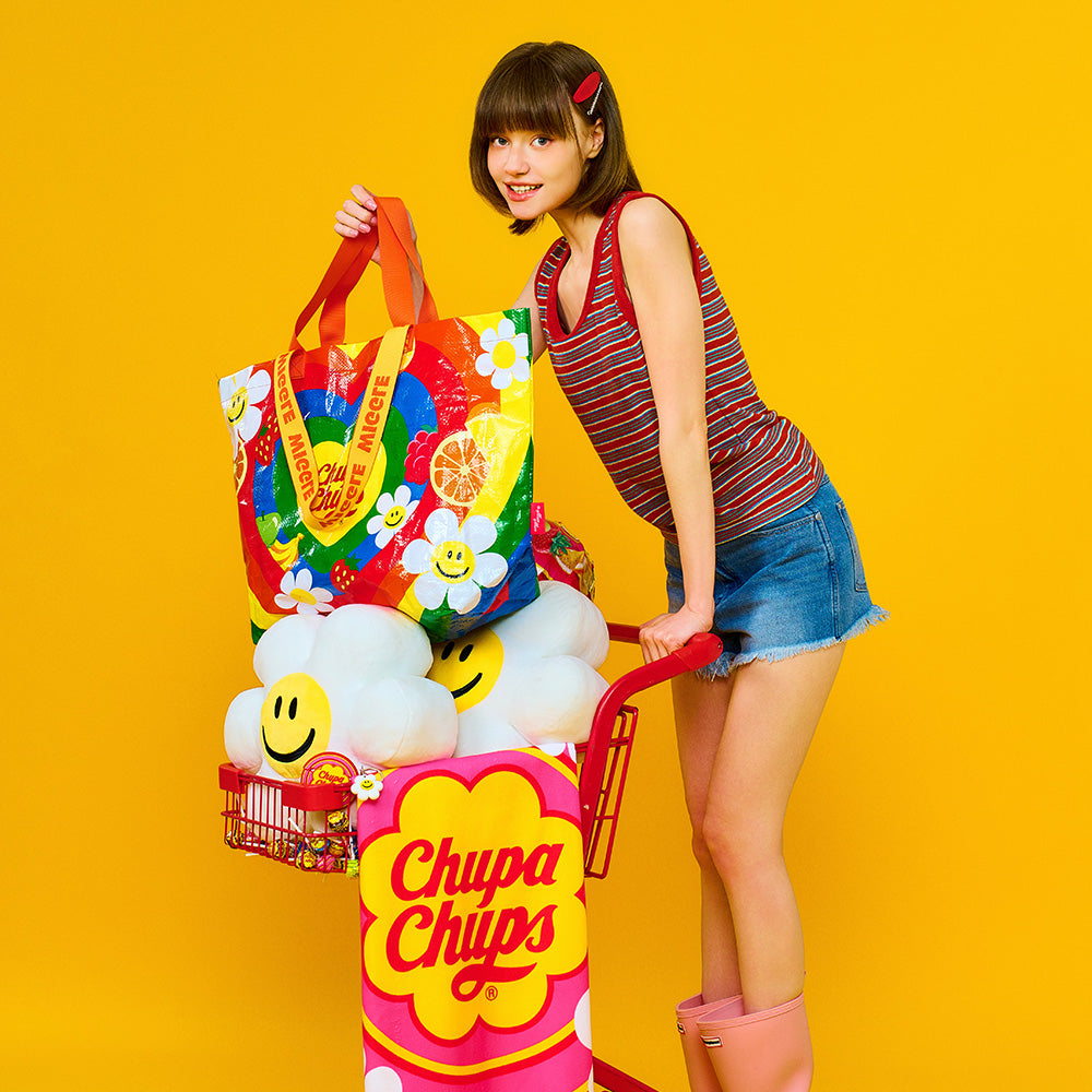 [Chupa Chups X wiggle wiggle]ターポリンバッグ(M)