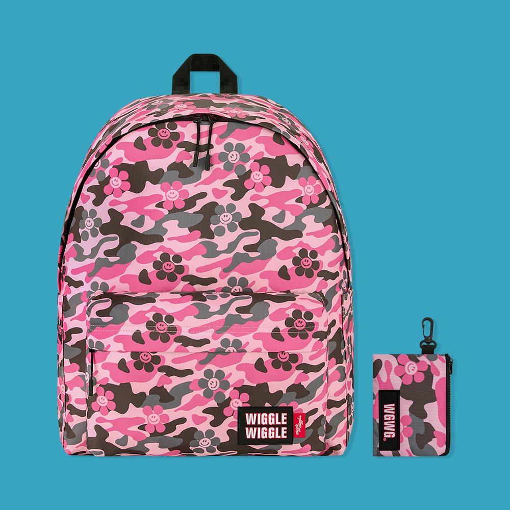 パターンバックパック - Smile We Love Camo Pink(L)