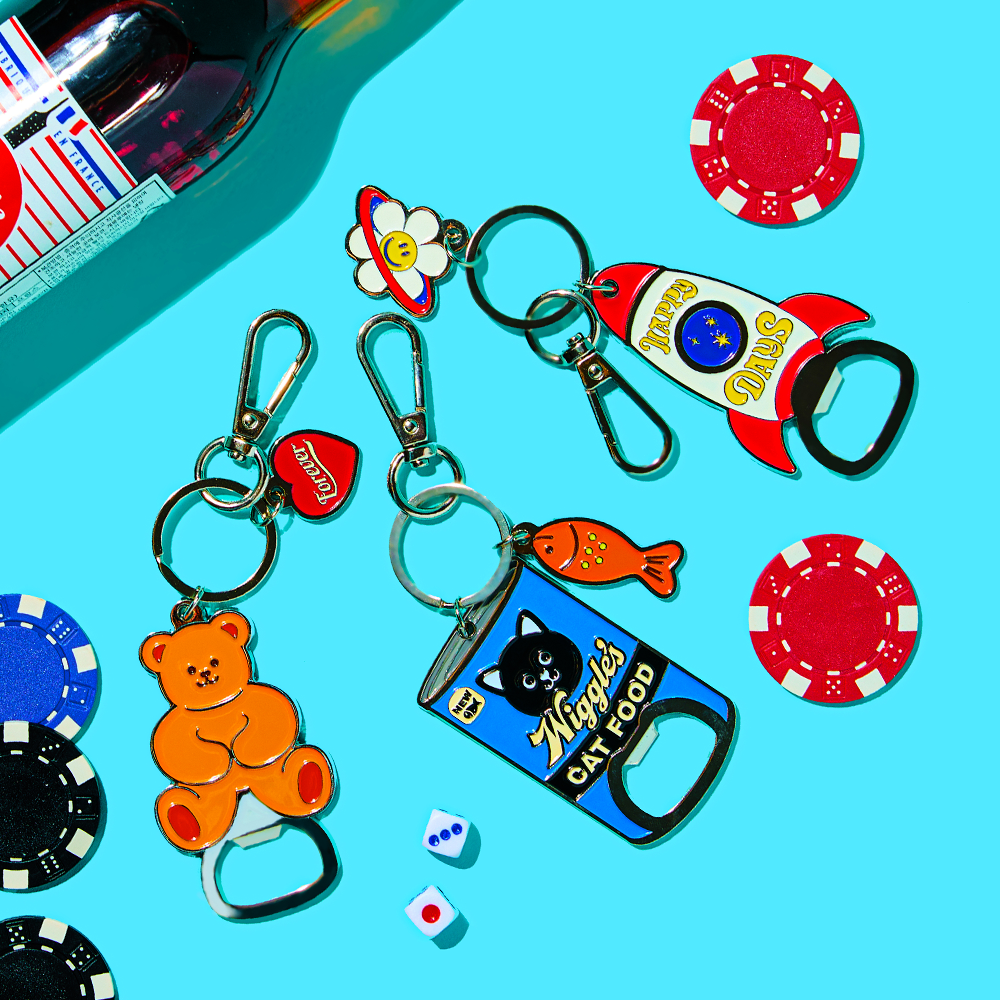 [NEW]ボトルオープナーキーリング