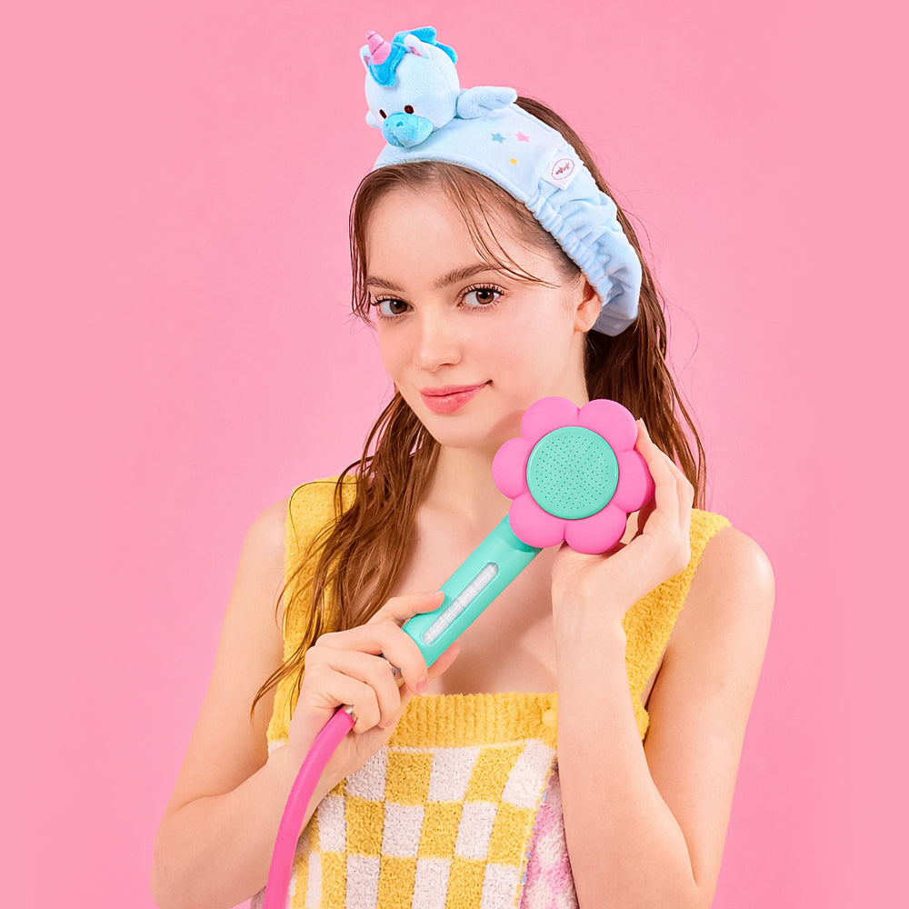 [AQUA X wiggle wiggle]ブルーミングフィルターシャワーヘッド - Pink & Mint
