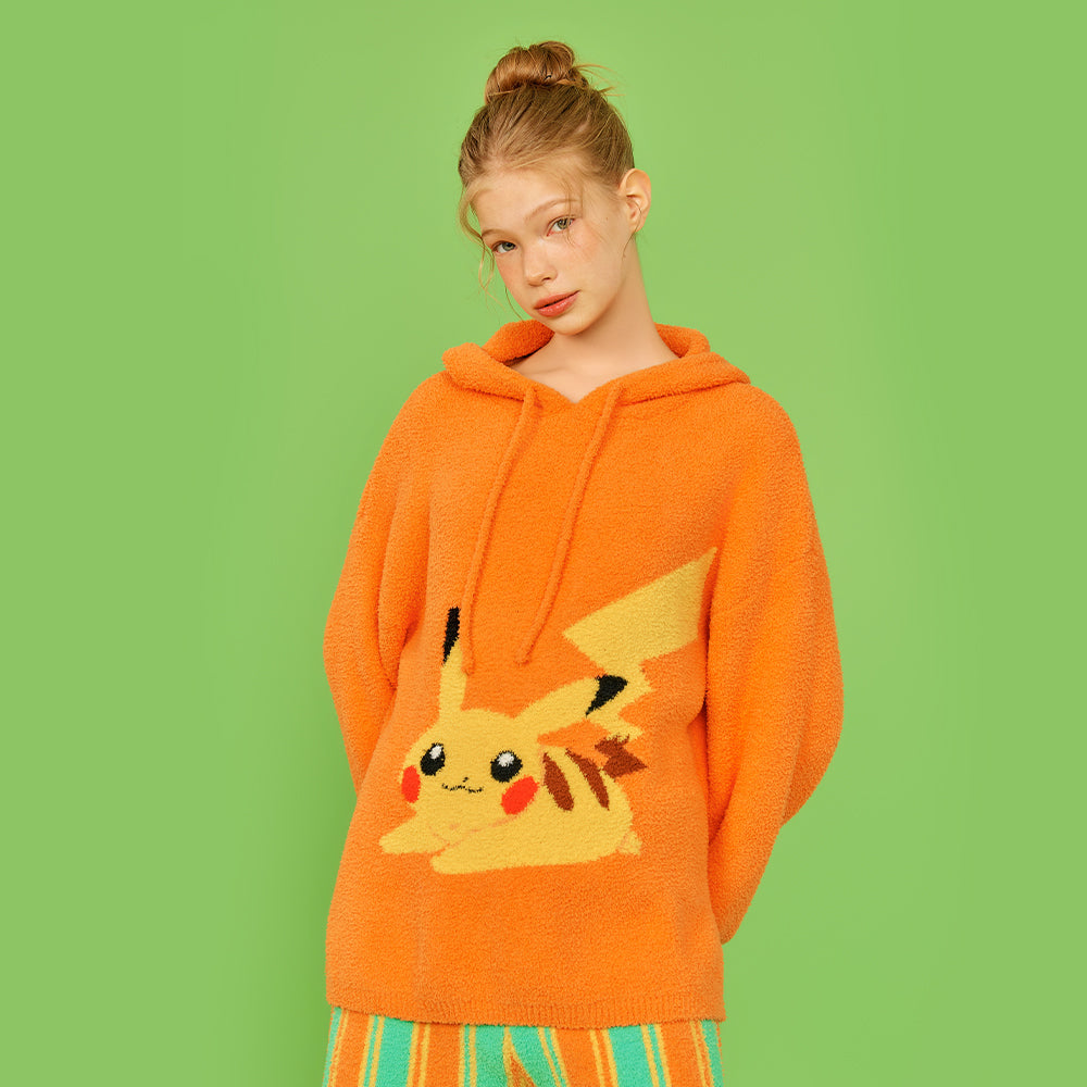 【抽選販売商品】[Pokémon Special Design]フード付きパジャマセット - ピカチュウ（8月7日 10:00～11:59 システムメンテナンスのため一時非公開)