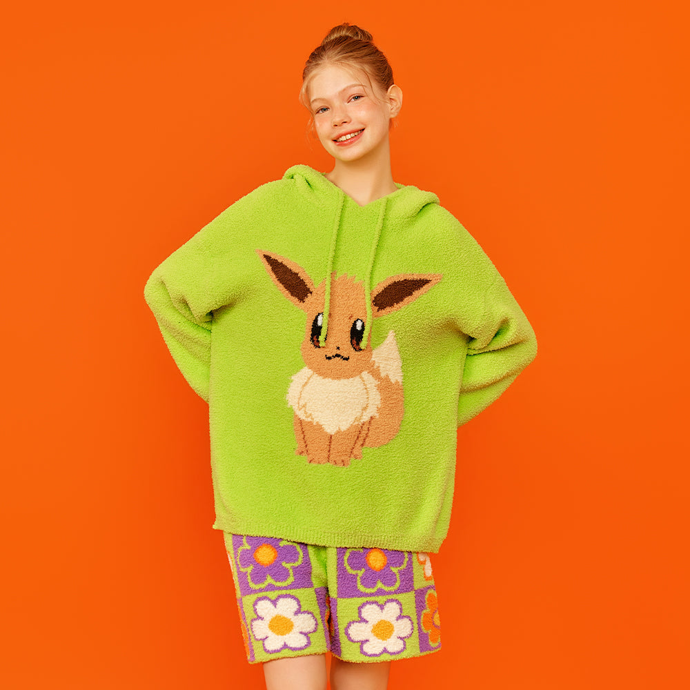 【抽選販売商品】[Pokémon Special Design]フード付きパジャマセット - イーブイ（8月7日 10:00～11:59 システムメンテナンスのため一時非公開)
