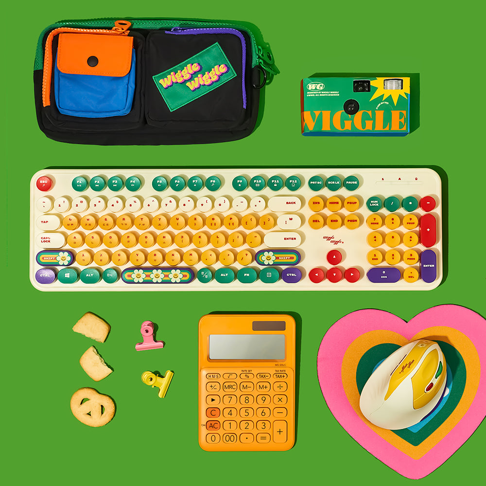 [ABKO X wiggle wiggle] キーボード - Color Mix