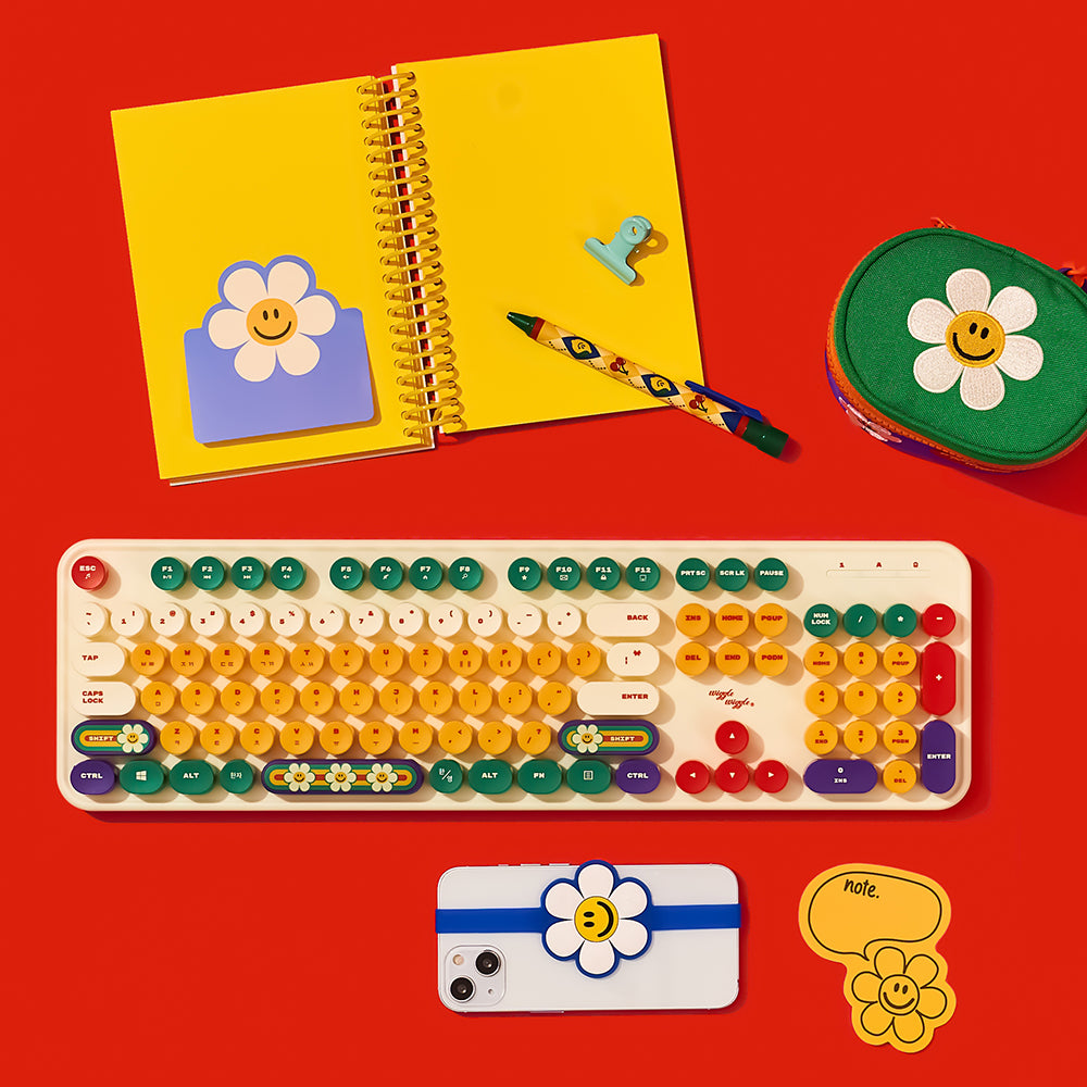 [ABKO X wiggle wiggle] キーボード - Color Mix