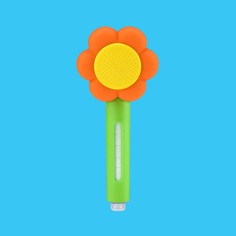 ブルーミングフィルターシャワーヘッド - Orange & Green