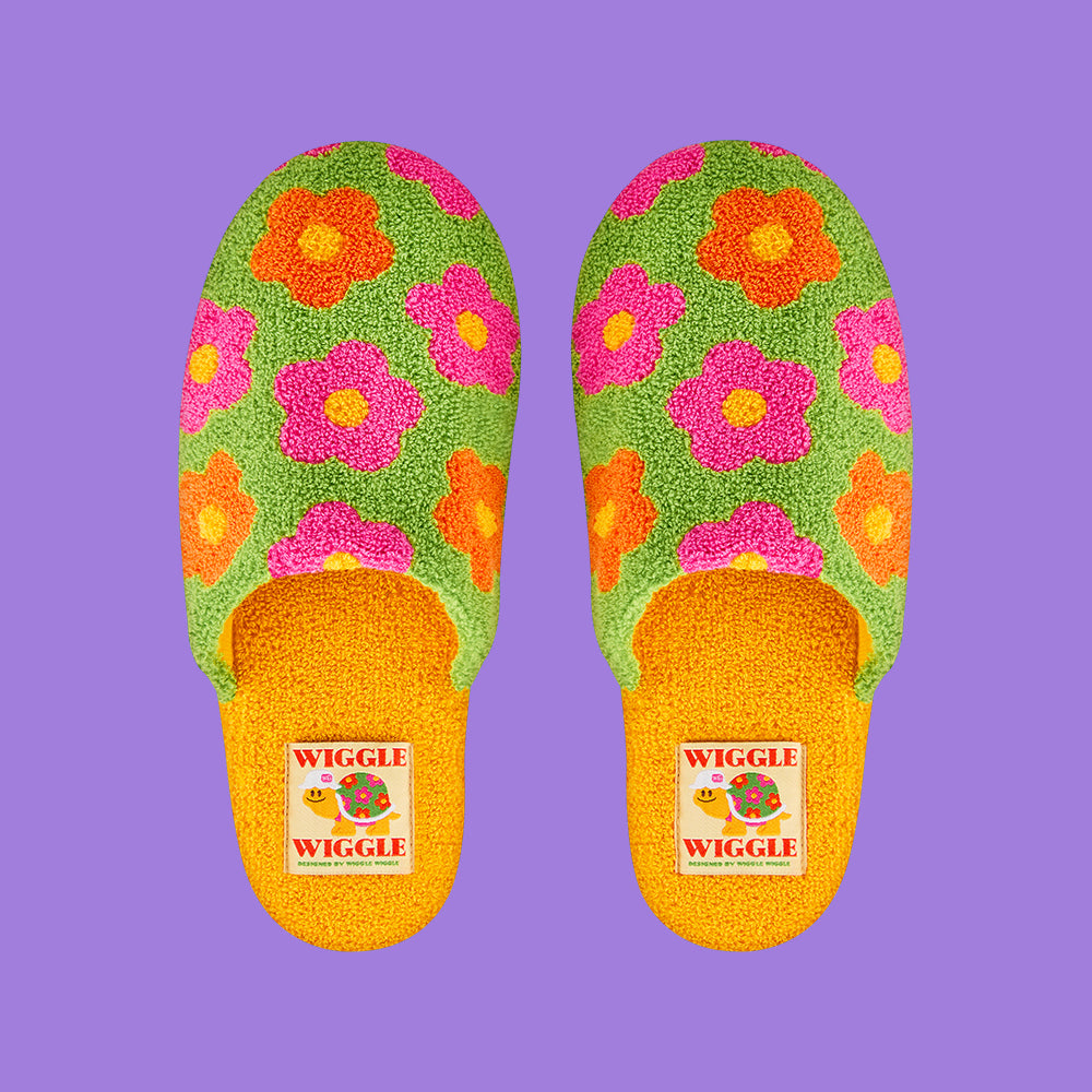 テリーホームスリッパ - Calming Turtle